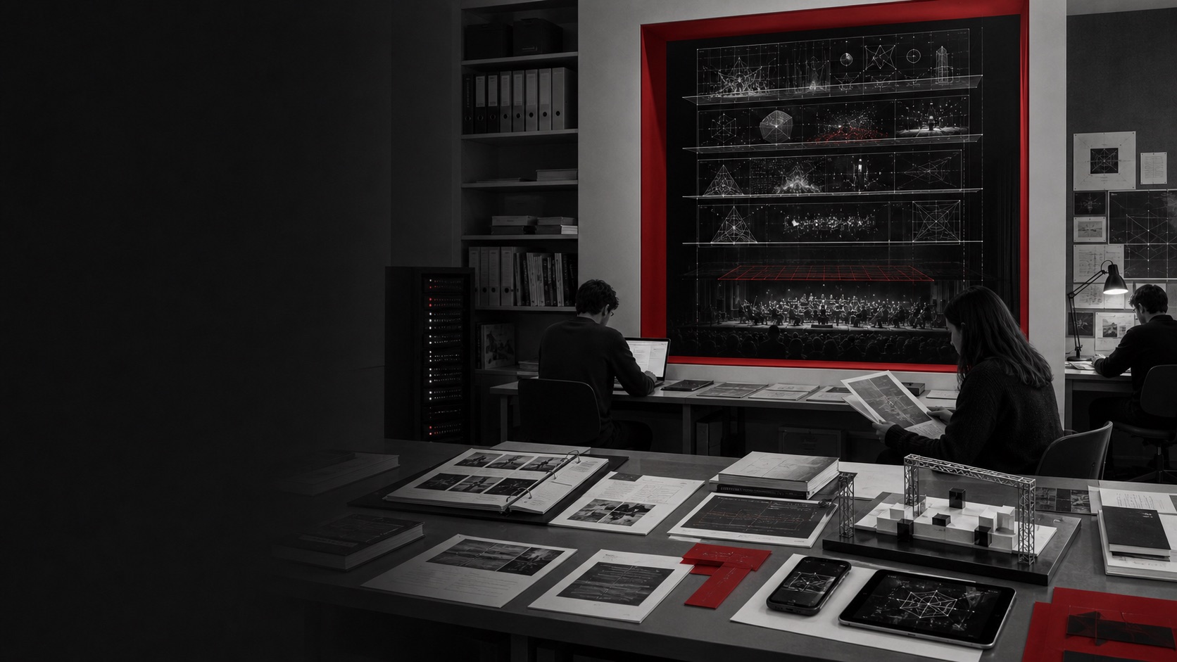 Archivio e aula dopo un progetto immersivo, con documentazione, prototipi e asset digitali permanenti